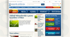 Desktop Screenshot of prawnik-online.eu